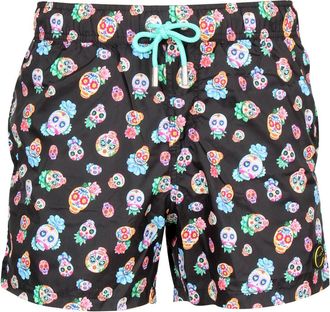 F**k Project Sea Kleding Zwart+Lichtblauw