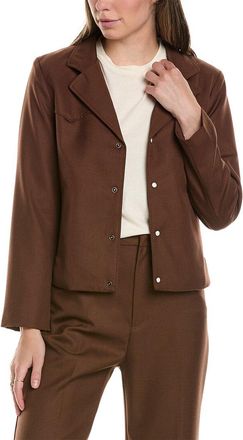 The Great. The Western Wool-Blend Blazer