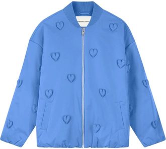 Fab By Fabienne Chapot Hearty Coat - Dames - Bomber jackets - Blauw - XL - Polyester - Jassen
