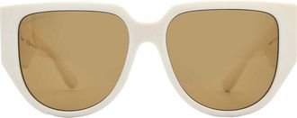 Ferragamo Salvatore Ferragamo Amber Browline Ladies Sunglasses SF1088SE 103 57