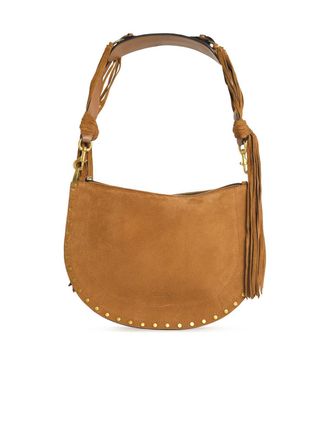 Isabel Marant Isabel Marant Oskan zachte su&egrave;de cognac tas