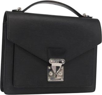 Louis Vuitton Pre-owned Handbags, female, Black, Size: ONE SIZE Pre-owned Vintage Handbag