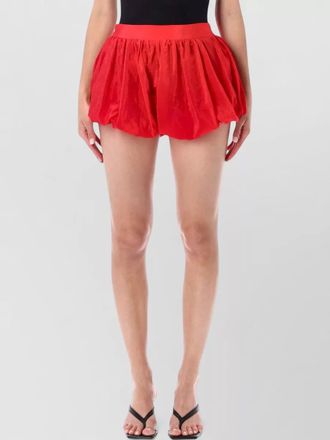 Frankie Shop gathered bubble hem mini shorts