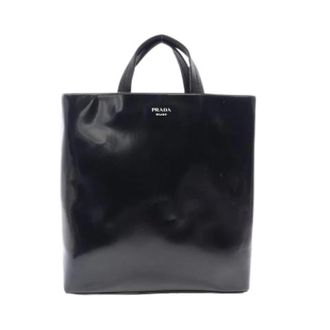 Prada Vintage, unisex, Zwart, ONE Size, Leer, Pre-owned Leren Tote Bag