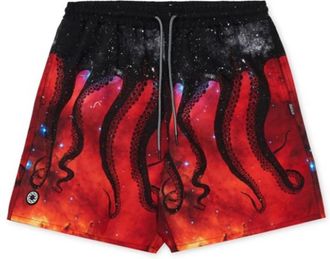Octopus Beachwear - Heren - Strandmode - Zwart - XL - Katoen - Badmode