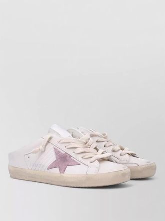 Golden Goose superstar sabot slip on leather sneakers