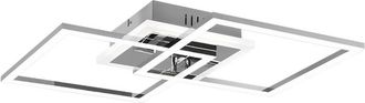 Reality Reality Leuchten - Venida Chrome Square Led Plaf&oacute;n 25w 4000k Dimmer Trio Lighting