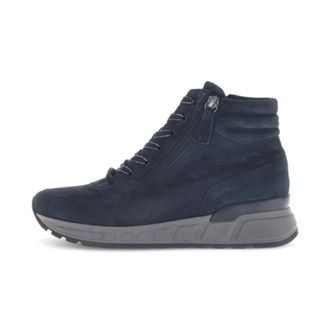 Gabor Sportieve Enkelboot - Dames - Schoenen - Blauw - Maat: 37 EU Leer