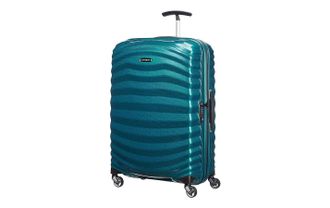 Samsonite Koffer SAMSONITE Lite Shock Spinner, Damen, Gr. B/H/T: 47cm x 69cm x 29cm, blau (petrol), Polypropylen, Koffer Koffer
