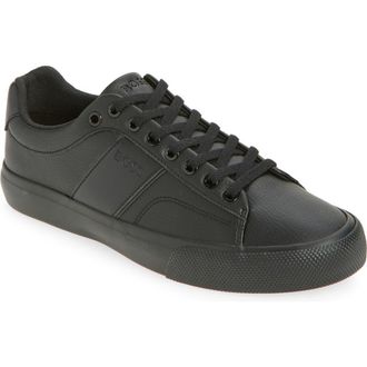 BOSS Aiden Tenn Low Top Sneaker in Black at Nordstrom Rack, Size 11Us / 10Uk