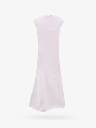 VETEMENTS Long viscose dress with all-over ton sur ton logo print - VETEMENTS - gender_Woman