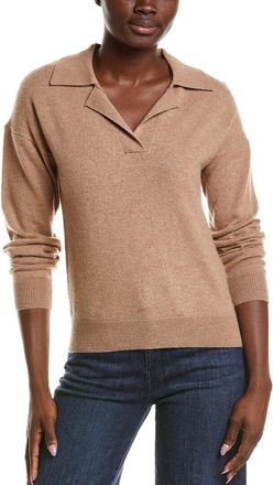 Naadam Naadam Cashmere V-Neck Polo Sweater