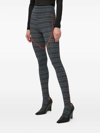 Patrizia Pepe printed leggings - Black