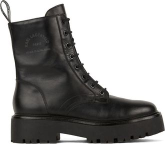 Karl Lagerfeld Stivali Burly Biker - Nero