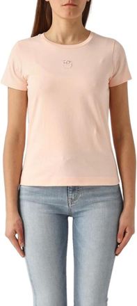 Pinko Pinko, Tops, Dames, Roze, L, Katoen, Bussolotto T-Shirt