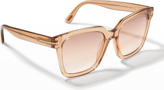 Tom Ford Selby Square Acetate Sunglasses