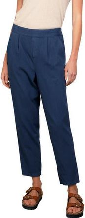 Celtic & Co. Twill Tapered Pull On Pants in Dark Navy at Nordstrom, Size 10