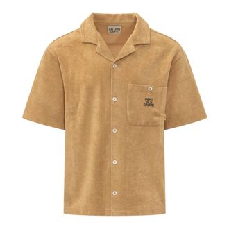Gallery Dept. Short Sleeve Shirts, male, Brown, Size: L French Parker Shirt