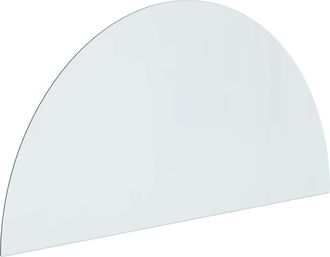 vidaXL Placa De Vidrio Para Chimenea Transparente 1200 X 600 Mm Vidaxl