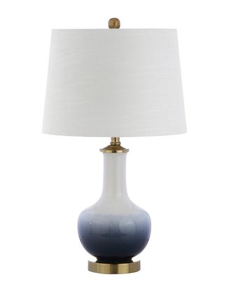 Jonathan Y Designs Jonathan Y Designs Gradient 25In Ceramic & Brass Table Lamp