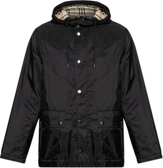 Burberry Pembrey Jacket - Heren - Regenjassen - Zwart - M - Leer - Jassen