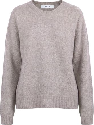 Jucca Ronde hals gebreid - Dames - Ronde hals truien - Beige - XS - Truien & Vesten