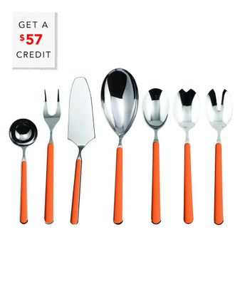 Mepra 7Pc Flatware Set With $57 Credit