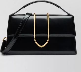 Jacquemus shoulder bag detachable strap gold tone hardware