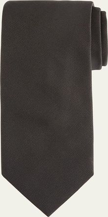 Brioni Solid Textured Silk Tie
