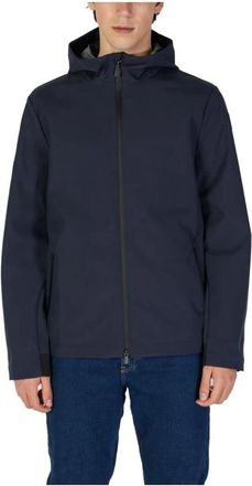 Suns Blauwe Polyesterjas voor Mannen - Heren - Zomerjassen - Blauw - XS - Polyester - Jassen