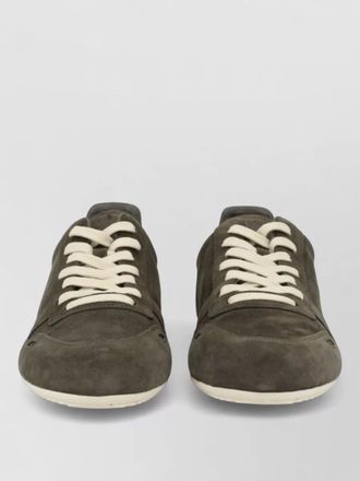Rick Owens leather low-top sneakers