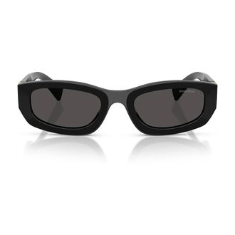 Miu Miu Mub04S Zonnebril - Heren - Accessoires - Zwart - Maat: 53 MM Polyamide