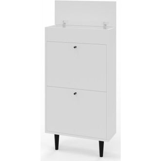 OEM Zapatero Dotti 521 Blanco Con Almacenaje