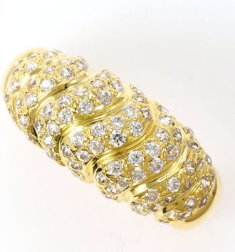 C&A Yellow Gold Yellow Gold (18K) Band Ring (Pre-Owned)