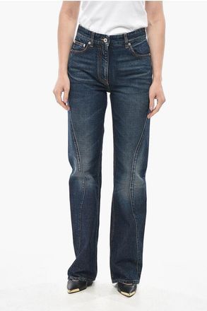 Ferragamo Dark Wash Denim Slim-Fit Jeans 22cm size 38