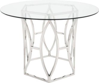 Safavieh Couture Shaw Glass Top Dining Table