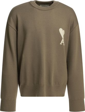 Ami Pullover mit Rundhalsausschnitt aus Wollmischung von Ami Paris