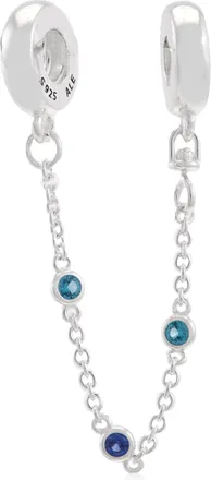 Pandora Triple Blue Stone Safety Chain