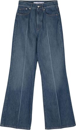 A.P.C. Clienteau high-rise wide-leg jeans - women - Cotton - 25 - Blue
