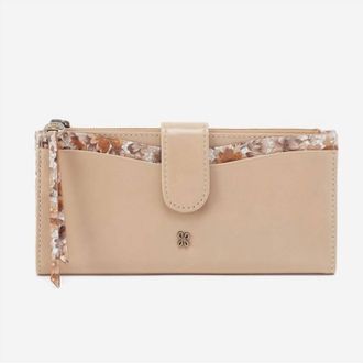 Hobo Womens Max Continental Wallet In Quartz