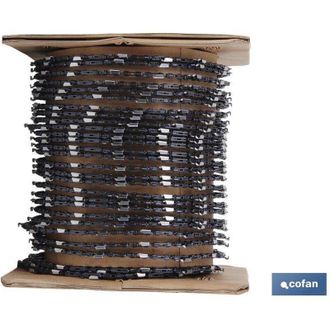 cofan Rollo de cadena motosierra 0325-0050 1840 eslabones, Rollo de cadena para motosierra de diente redondo, de alto rendimiento y baja vibraci&oacute;n para