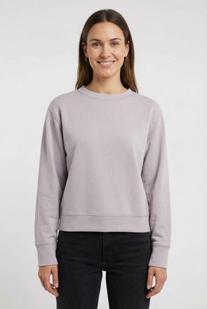 Boss Orange by Hugo Boss Sweater BOSS ORANGE Exandra Premium Damenmode, Damen, Gr. XL (42), open lila 540, Sweatware, Obermaterial: 52% Modal, 46% Polyester, 2% Elasthan, unif