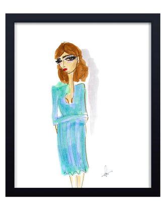 Ready2HangArt Ready2hangart The Actress Framed Print Wall Art