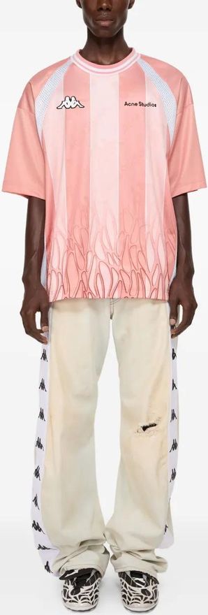 Acne Studios x Kappa T-shirt con logo - Rosa da 450,00 € - su Stylight