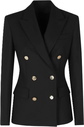 Dondup Blazer cruzado - Jackets - Mujer - Negro - S