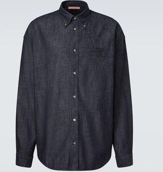 Acne Studios Camicia di jeans con ricamo