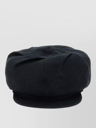 Yohji Yamamoto soft fabric flat crown casual cap