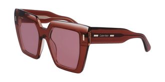 Calvin Klein CK23502S 601 Mens Sunglasses Brown Size 52