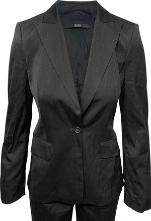 HUGO BOSS Blazer Jacket in Black Wool