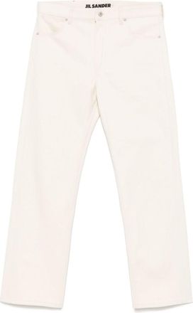 Jil Sander Beige Straight Leg Jeans